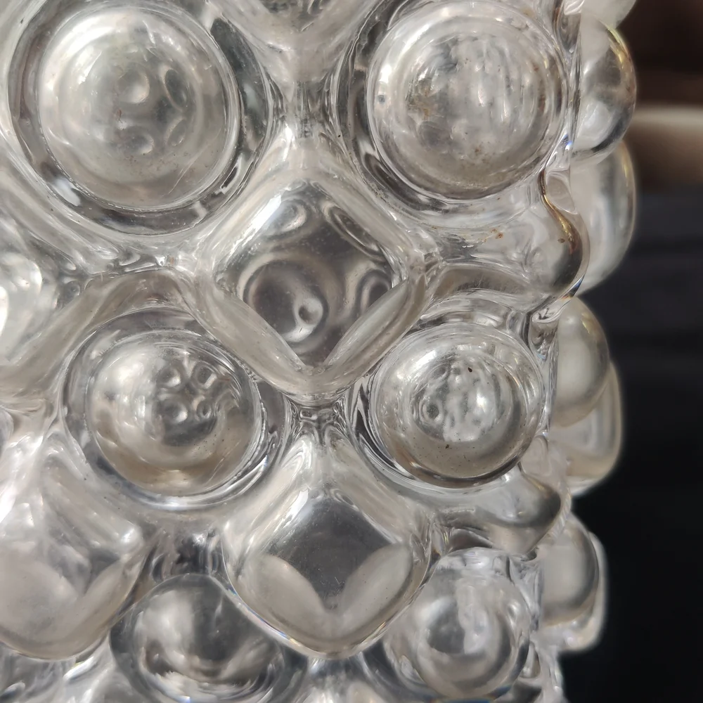 MCM Bubble Art Glass Vase 12